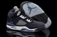 air homme jordan 5 2019U classique cuir mat pas cher 0008 noir wq